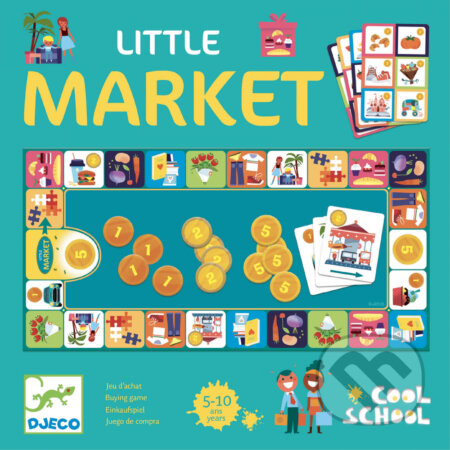 Malý trh: nákupná spoločenská stolová hra, Djeco, 2021