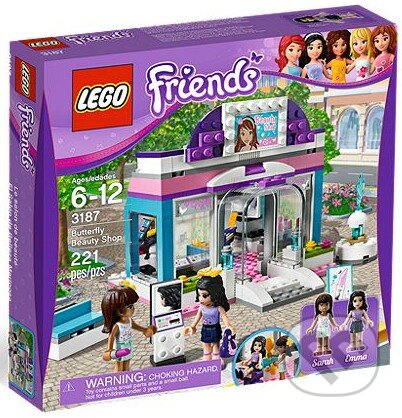 LEGO Friends 3187 - Salón krásy u Motýľa, LEGO, 2012