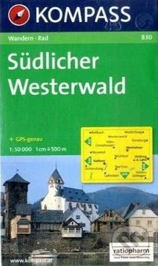 Südlicher Westerwald   830    NKOM 1:50T, Kompass