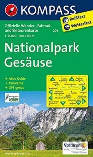 Nationalpark Gësause 206  NKOM 25T, Kompass