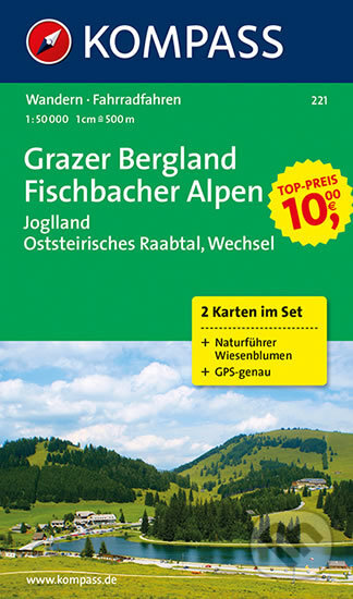 Grazer Bergland - Fichbacher  221  NKOM, Kompass, 2015