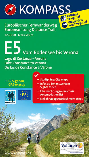 Bodensee bis Verona 2558, Kompass, 2015