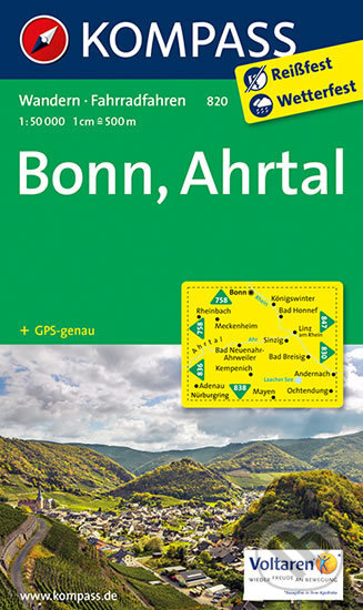 Bonn - Ahrtal 820   NKOM, Kompass, 2015