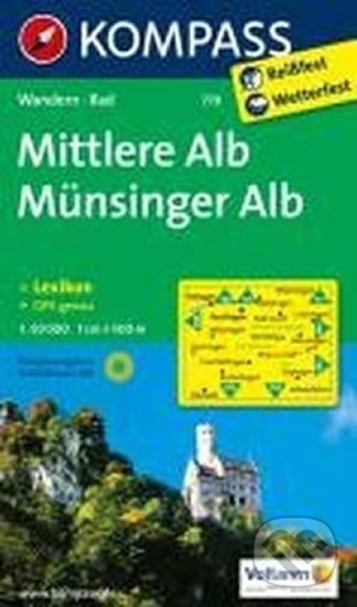 Mittlere Alb-Münsinger Alb 779   NKOM, Kompass, 2017