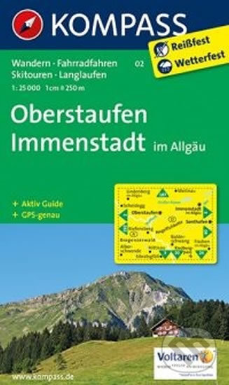 Oberstaufen - Immenstadt 02   NKOM 1:25T, Kompass, 2017