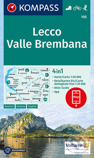 Lecco-Valle Brembana  105 NKOM, Kompass, 2017