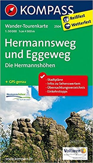 Hermannsweg und Eggeweg WTK 2504, Kompass, 2017