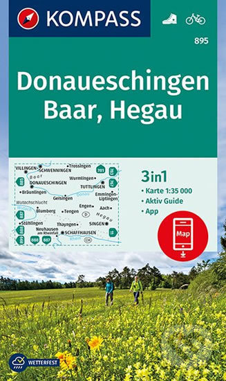 Donaueschingen, Baar, Hegau 1:35T - kniha z kategorie Mapy