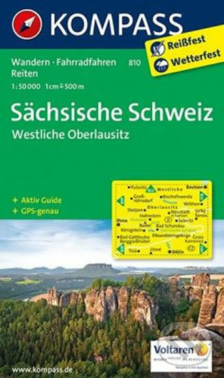 Sächsische Schweiz, Westliche Oberlausitz 810 NKOM, Kompass, 2017