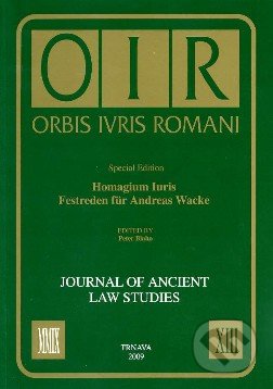 Orbis Ivris Romani XIII. - Peter Blaho, Michaela Židlická, VEDA