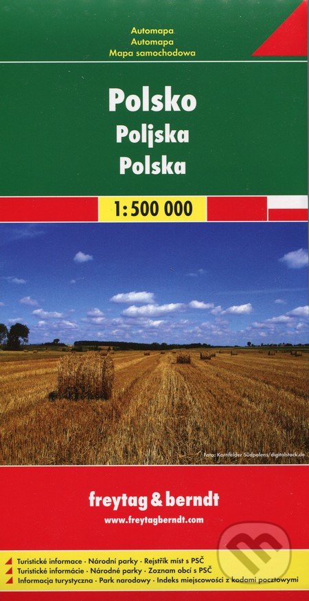 Polsko 1:500 000, freytag&berndt, 2015