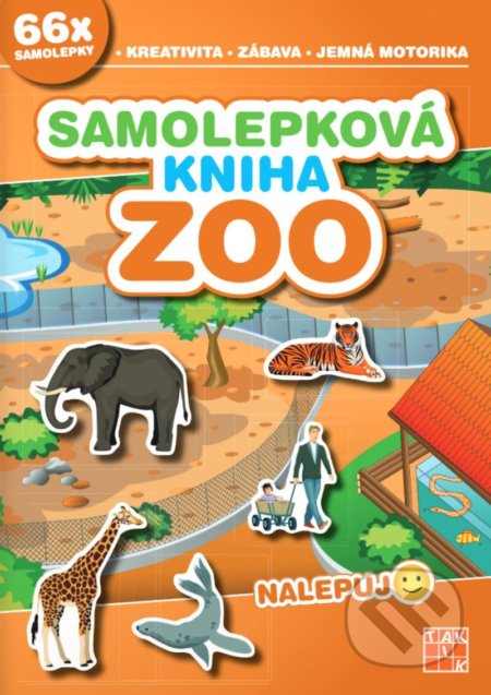 Samolepková kniha: ZOO - Nalepuj - kniha z kategorie Samolepky