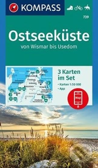 Ostseeküste von Wismar bis Usedom (sada map) 739  NKOM, Marco Polo, 2018