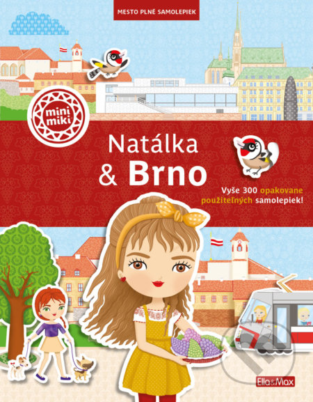 Natálka & Brno (slovenský jazyk) (Mesto plné samolepiek) - kniha z kategorie Samolepky