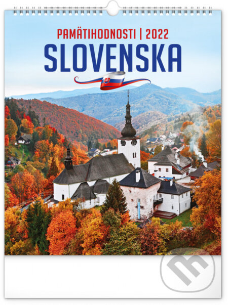 Nástenný kalendár Pamätihodnosti Slovenska 2022, Presco Group, 2021
