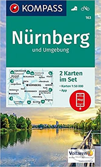 Nürnberg und Umgebung (sada 2 map) 163  NKOM, Kompass, 2014