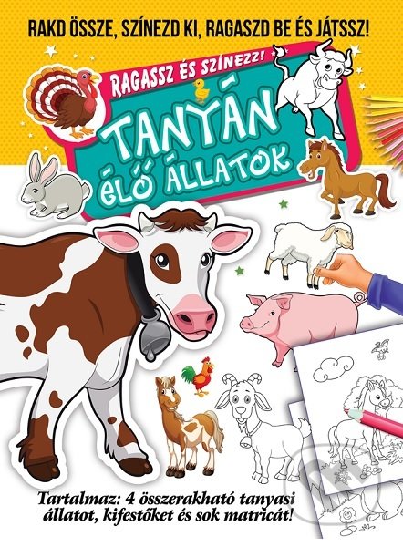 Tanyán élo állatok - paste, Foni book HU, 2021