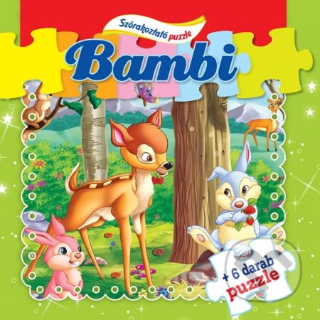 Bambi + 6 darab puzzle, Foni book HU, 2019