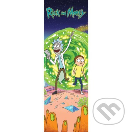 Plagát na dvere Rick and Morty - Portal, Pyramid International, 2021