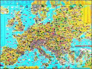 Detská mapa Európy, Slovart, 2004