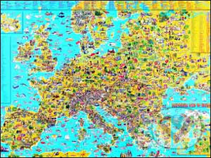 Detská mapa Európy, Slovart, 2004