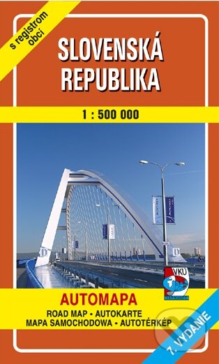 Slovenská republika 1:500 000 (mäkká obálka) - Kolektív autorov, VKÚ Harmanec, 2002