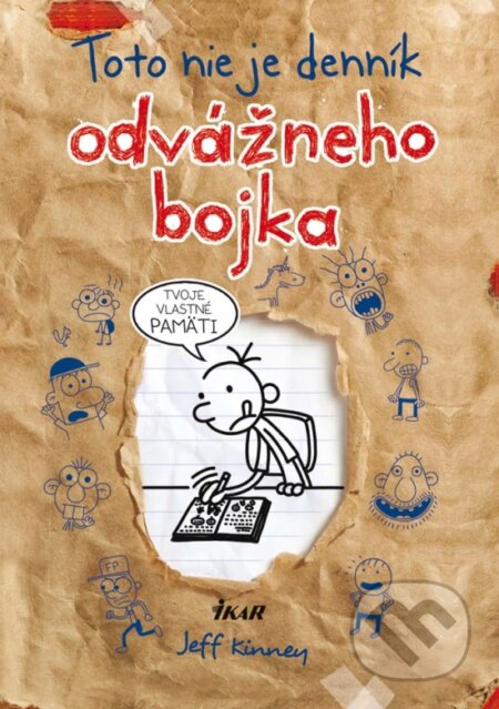 Toto nie je denník odvážneho bojka - Jeff Kinney, Ikar, 2012