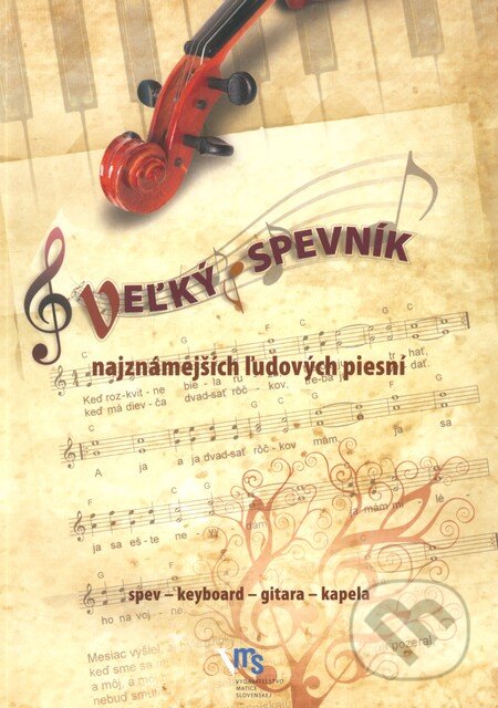 Veľký spevník najznámejších ľudových piesní - Vladimír Dobrucký, Vydavateľstvo Matice slovenskej, 2012