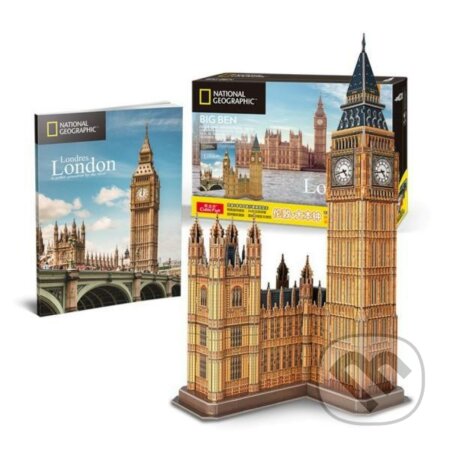 Puzzle 3D National Geographic - Big Ben, CubicFun, 2021