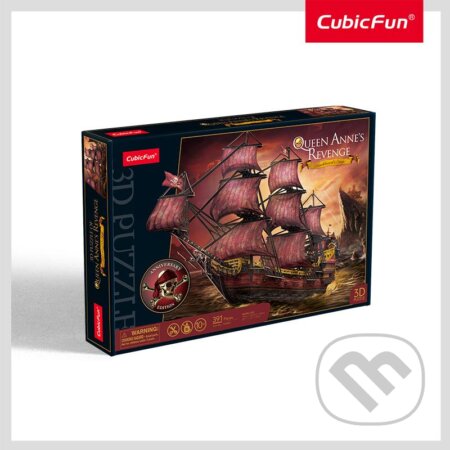 Puzzle 3D LED - Queen Anne´s Revenge, CubicFun, 2021