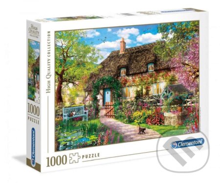 Domek s předzahrádkou - puzzle z kategorie Přírodní scenérie