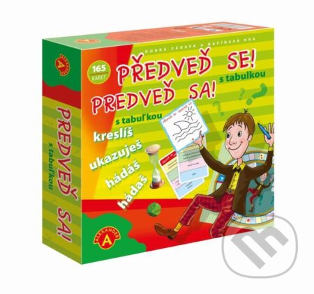 PŘEDVEĎ SE! Párty hra s mazací tabulkou - hra z kategorie Party hry