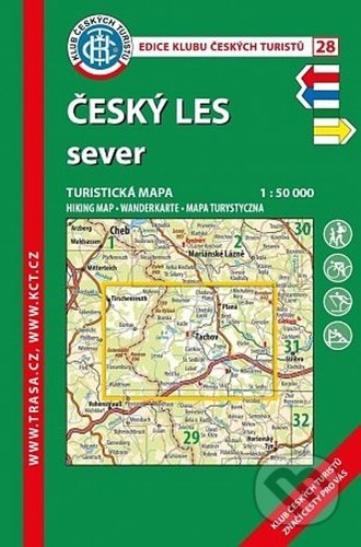 Český les - sever 1:50 000 (Turistická mapa) - kniha z kategorie Mapy