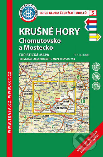 Krušné Hory - Chomutovsko a Mostecko 1:50 000, Klub českých turistů, 2020