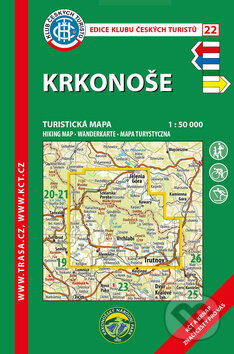 Krkonoše 1:50 000, Klub českých turistů, 2019