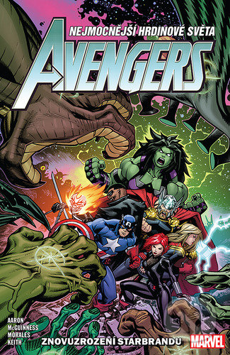Avengers 6: Znovuzrození Starbrandu - Jason Aaron, Ed McGuinness (Ilustrátor), Andrea Sorrentino (Ilustrátor), Dale Keown (Ilustrátor), Crew, 2021