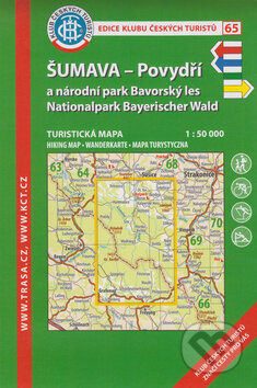 Šumava - Povydří a národní park Bavorský les 1:50 000, Klub českých turistů, 2017