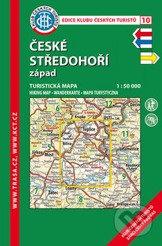 České středohoří - západ 1:50 000 (Turistická mapa) - kniha z kategorie Mapy