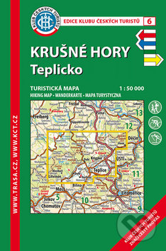 Krušné hory Teplicko 1:50 000, Klub českých turistů, 2017