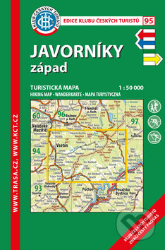 Javorníky - západ 1:50 000 (Turistická mapa) - kniha z kategorie Mapy