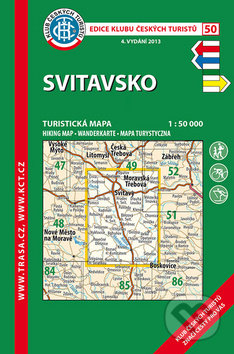 Svitavsko 1:50 000, Klub českých turistů, 2017