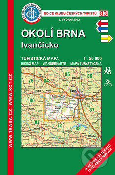 Okolí Brna, Ivančicko 1:50 000 (Turistická mapa) - kniha z kategorie Mapy
