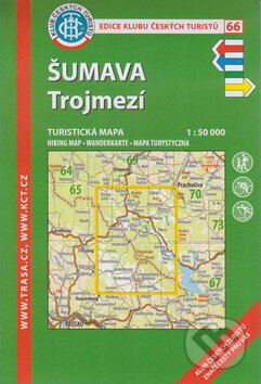 Šumava, Trojmezí 1:50 000 (Turistická mapa)