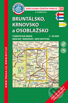 Bruntálsko, Krnovsko a Osoblažsko 1:50 000, Klub českých turistů, 2018
