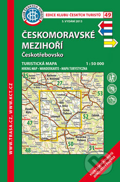 Českomoravské mezihoří 1:50 000 (Turistická mapa) - kniha z kategorie Mapy