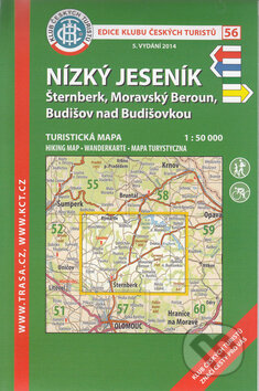 Nízký Jeseník 1:50 000 (Šternberk, Moravský Beroun, Budišov nad Budišovkou), Klub českých turistů, 2014