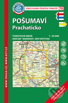 Pošumaví, Prachaticko 1:50 000, Klub českých turistů, 2016