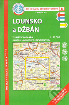Lounsko a Džbán 1:50 000, Klub českých turistů, 2013