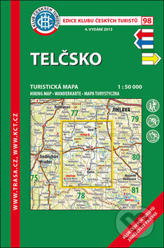 Telčsko 1:50 000, Klub českých turistů, 2017