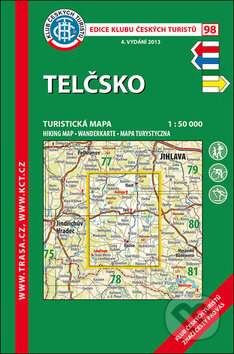 Telčsko 1:50 000 (Turistická mapa) - kniha z kategorie Mapy